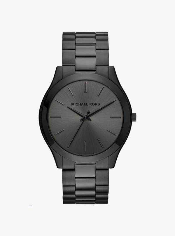 Panske Cierne Hodinky Michael Kors Oversized Slim Runway Black-Tone Čierne - Hodinky Michael Kors Obchod | DVHTO-4269